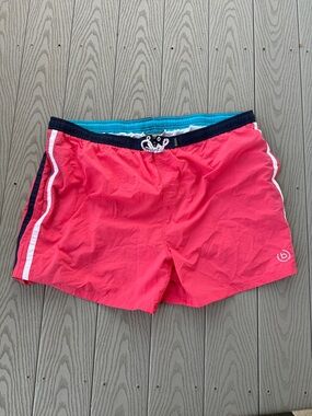 Bugatti Men’s 5XL Swim Trunks | Big & Tall Pink Beach Shorts